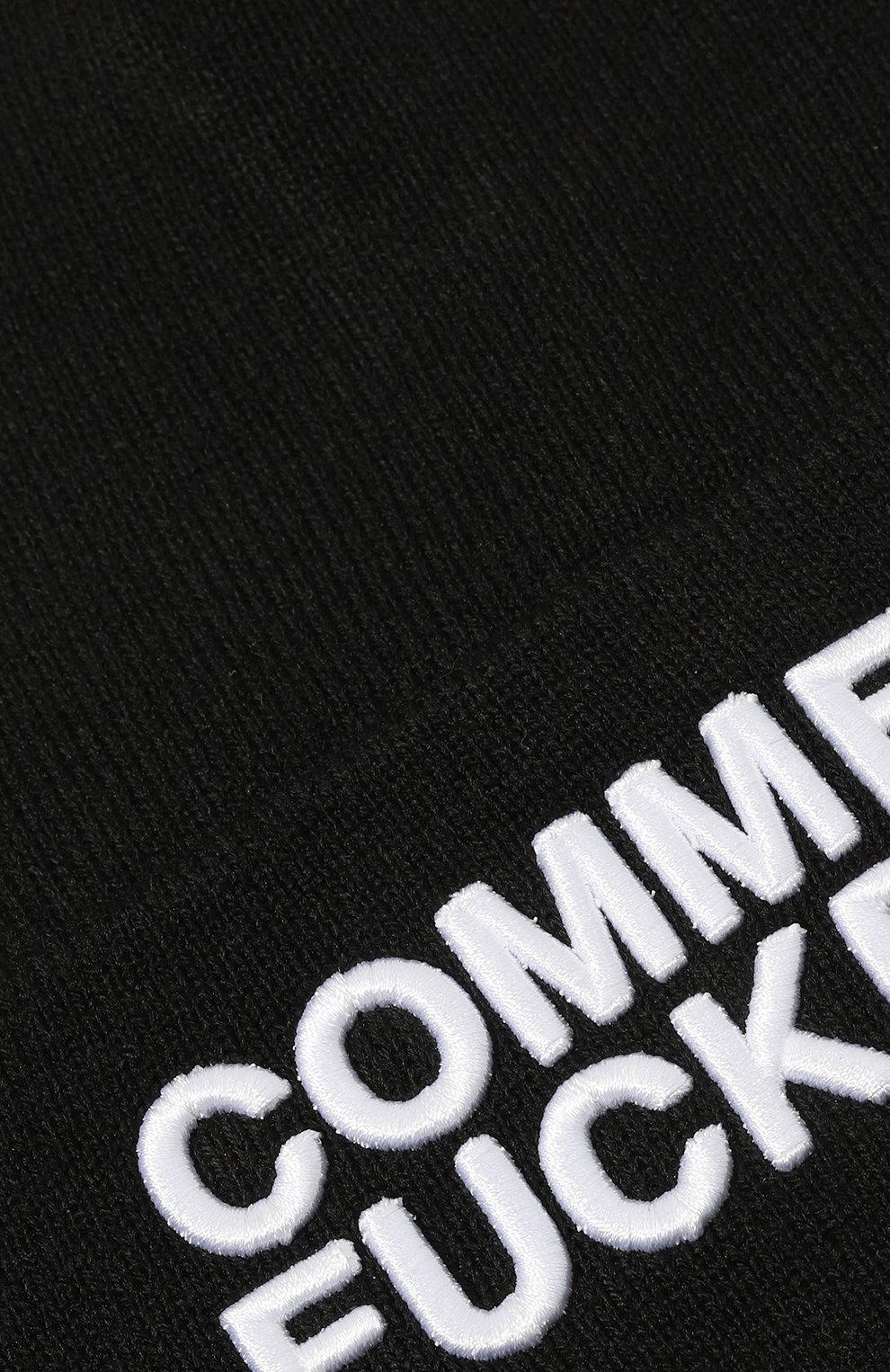 Шапка COMME DES FUCKDOWN черного цвета по цене 6995 руб., арт. CFACX00202, фото 4 Шапка COMME DES FUCKDOWN, арт. CFACX00202, фото 4