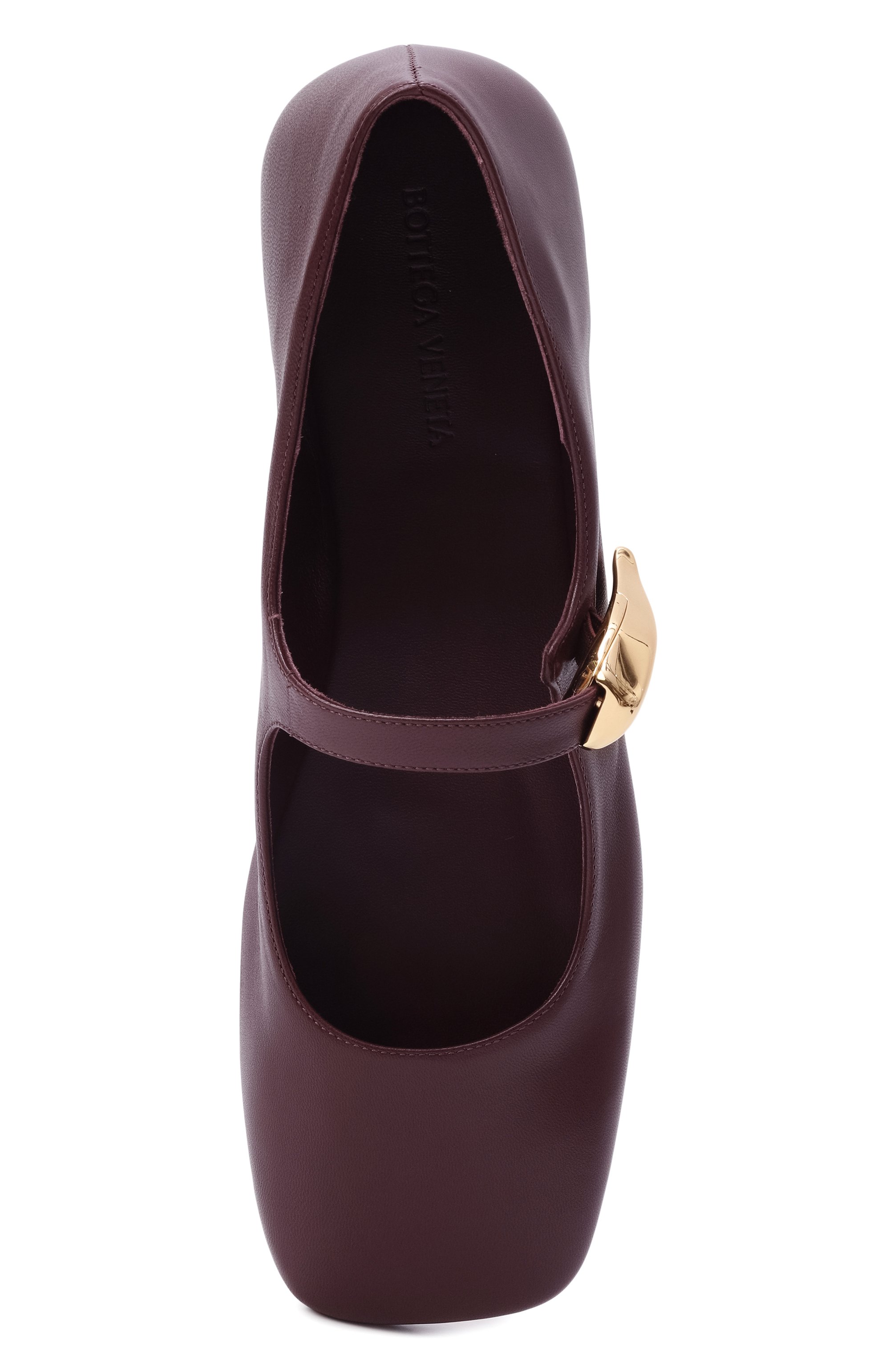Кожаные балетки charlotte mary-jane BOTTEGA VENETA, арт. 868211/VBSD0, фото 6