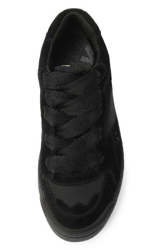 Комбинированные кеды Snatch Naked Wolfe SNATCH/SUEDE Чёрный  SNATCH/SUEDE Фото 6