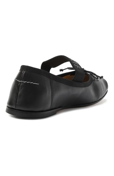 Кожаные балетки MM6, арт. 80971/VAR2/36-40, фото 3