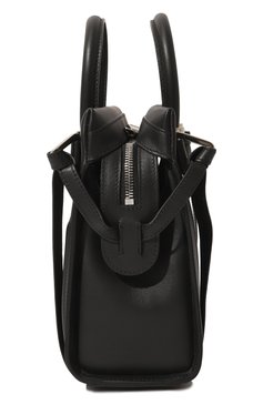 Женская сумка rodeo medium LANCEL черного цвета, арт. A12339 | Фото 4 (Сумки-технические: Сумки top-handle; Размер: medium; Материал: Натуральная кожа; Материал сплава: Проставлено; Нос: Не проставлено; Ремень/цепочка: На ремешке; Драгоценные камни: Проставлено)