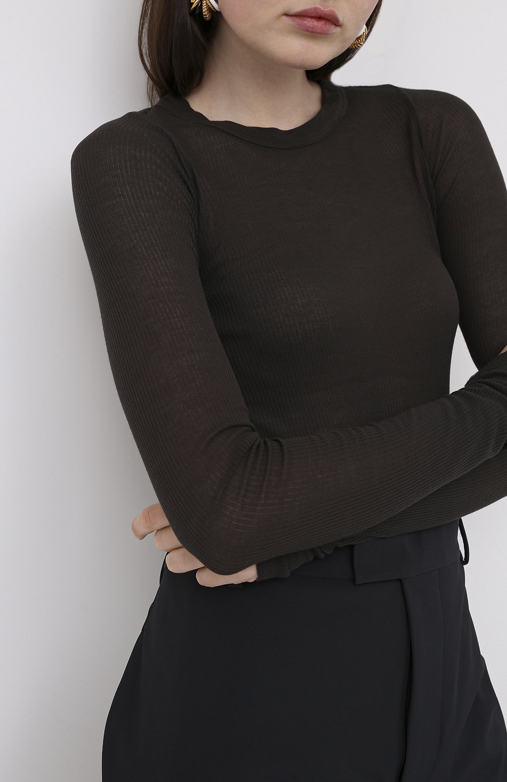 Пуловер из вискозы и шелка RICK OWENS, арт. RP20F2202/RC, фото 3