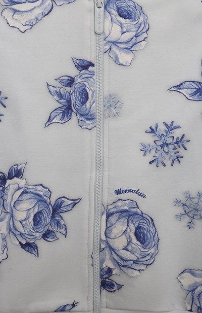 Хлопковая толстовка MONNALISA, арт. 19D805, фото 3