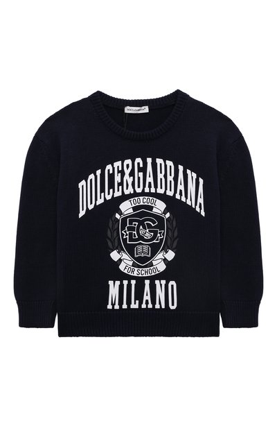 Хлопковый пуловер DOLCE & GABBANA, арт. L4KWE2/JBCDE