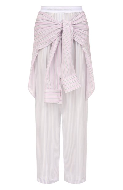 Женские шелковые брюки ALEXANDER WANG, арт. 1WC2254829