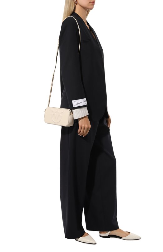 Сумка Carrie mini Pinko 103799/A1LF Кремовый  103799/A1LF Фото 7