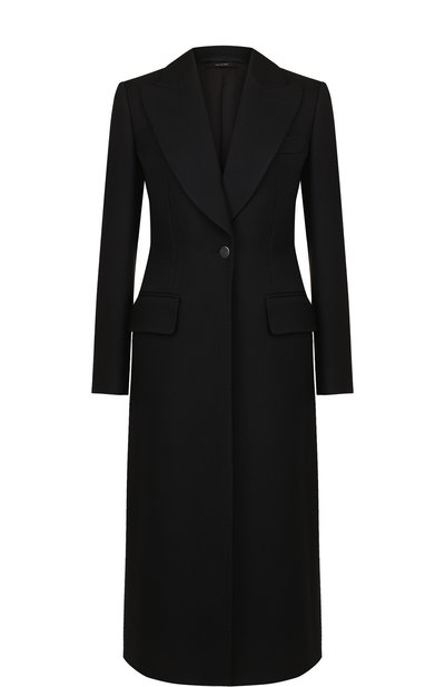 Женское однотонное шерстяное пальто на одной пуговице TOM FORD, арт. CP1443-FAX211