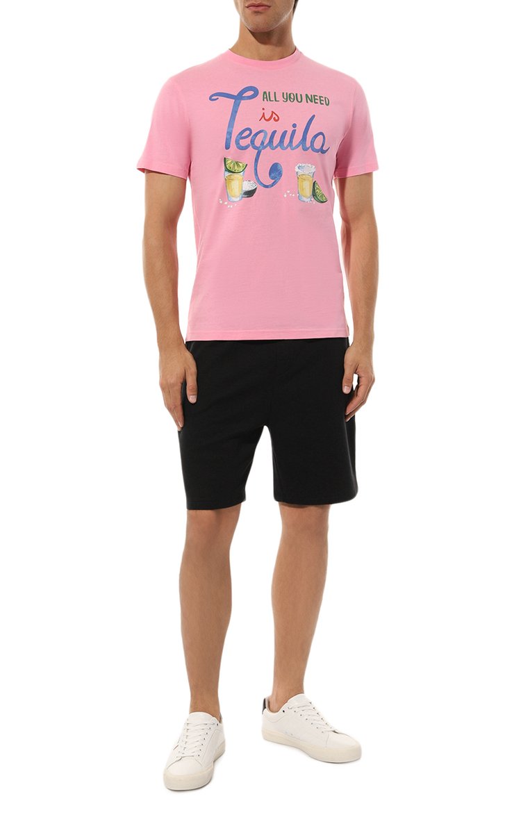 Мужская хлопковая футболка MC2 SAINT BARTH розового цвета, арт. STBM TSHIRT MAN/TSHM001/02203B | Фото 2 (Рукава: Короткие; Длина (для топов): Стандартные; Материал внешний: Хлопок; Кросс-КТ: Пляж, Джерси; Принт: С принтом; Стили: Кэжуэл; Мужское Кросс-КТ: Футболка-одежда; Автоматизация состава: Проставлено; Детали: Без декора; Автоматизация ТО: Проставлено)