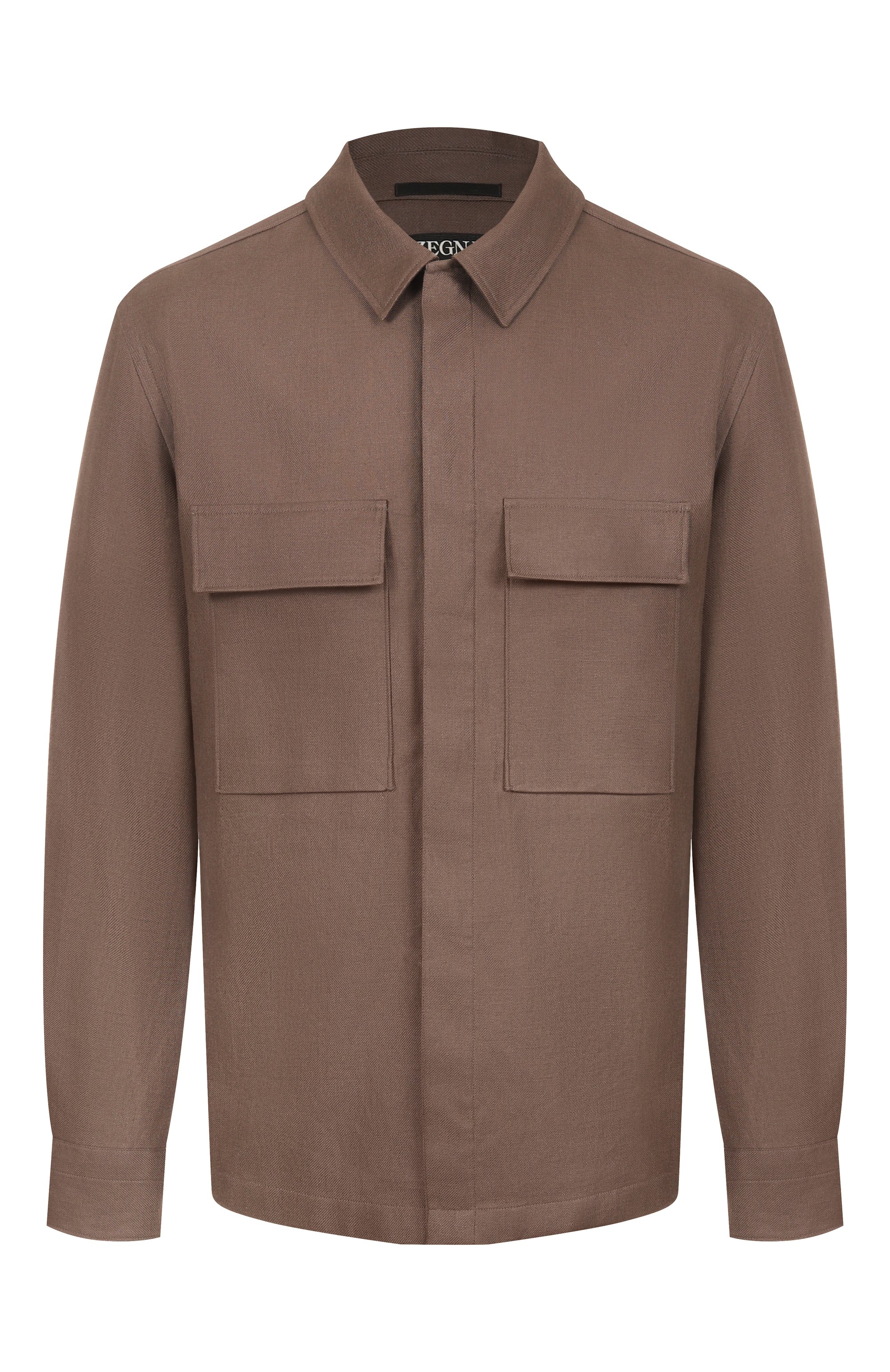 Льняная рубашка ZEGNA, арт. S0T10B/UFV60A9, фото 1