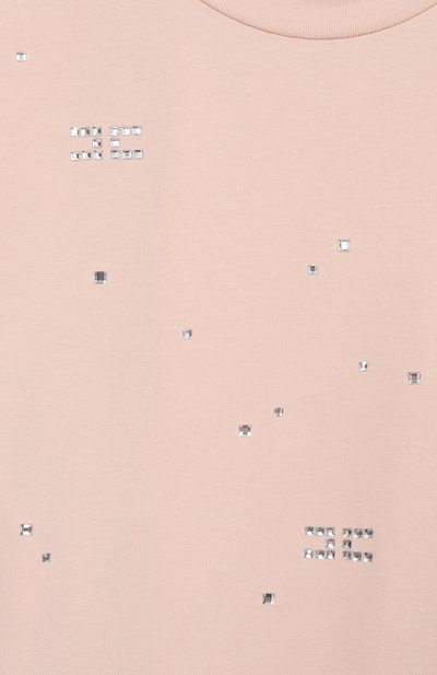 Хлопковая футболка ELISABETTA FRANCHI LA MIA BAMBINA, арт. EFTS2630/JE006_001, фото 3