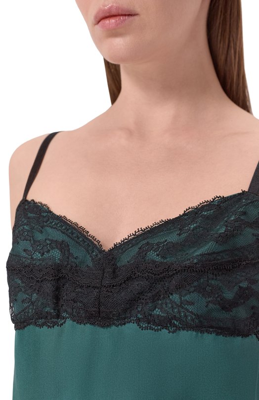 Шелковое платье N21 H111/5307 Зелёный  H111/5307 Фото 4