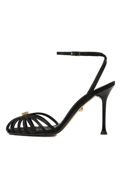 Текстильные босоножки ALEVI MILANO, арт. L24WC001.R.0878997/BL0G SATIN, фото 4