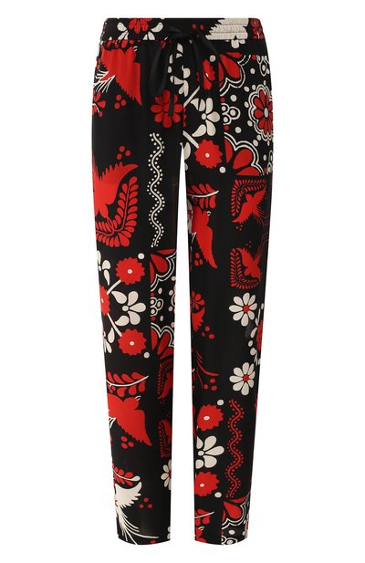 Женские шелковые брюки REDVALENTINO, арт. RR0RBB05/UWZ