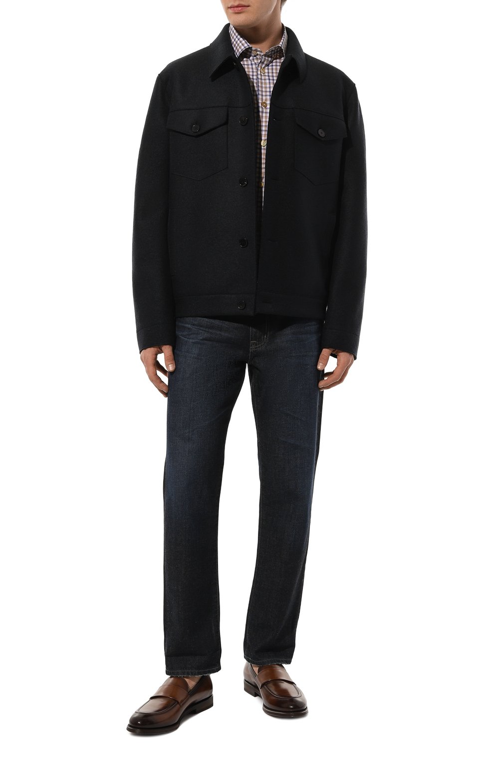 Хлопковая рубашка KITON, арт. UCIH08879, фото 2