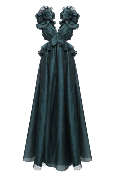 Женское платье из льна и шелка ZIMMERMANN, арт. 9390DLAD