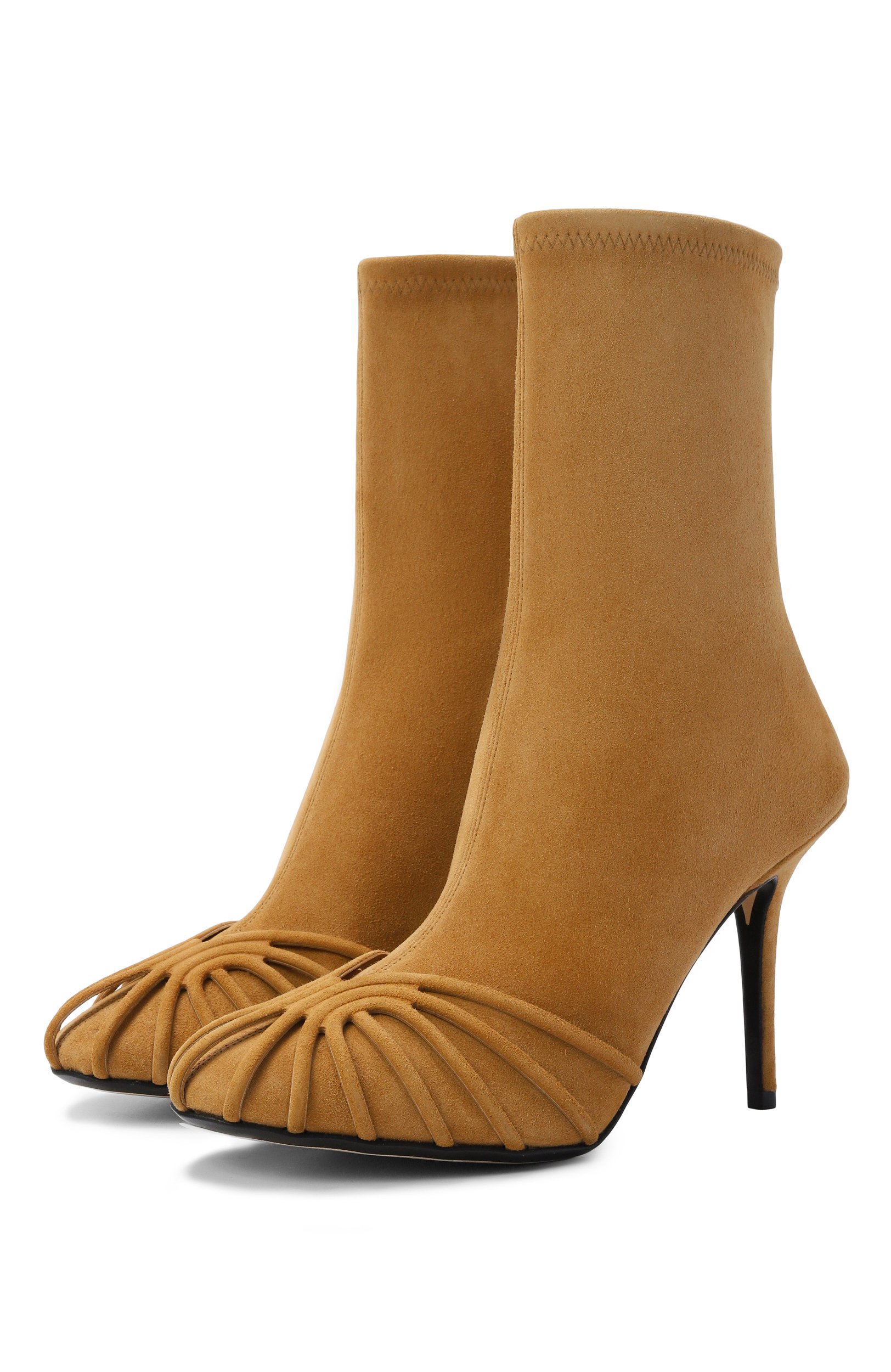 Замшевые ботильоны karen 95 ALEVI MILANO, арт. L26S7004.R.1355CU0/SUEDE STRETCH, фото 1