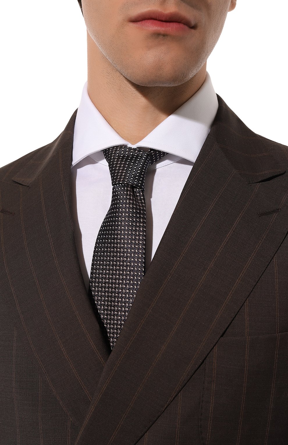 Шелковый галстук CANALI, арт. 18/HJ04130, фото 2