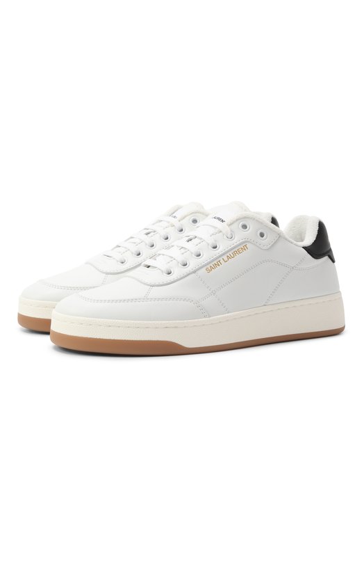 Кожаные кеды SL61 Saint Laurent 819478/00NI0 Белый 819478/00NI0