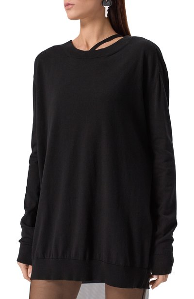 Пуловер из хлопка и кашемира ANN DEMEULEMEESTER, арт. B0012521/KN055, фото 3