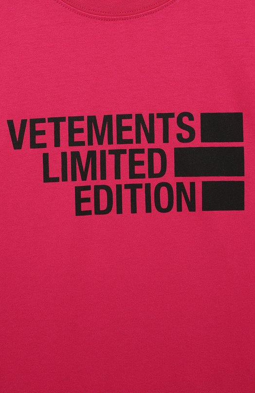 Хлопковая футболка VETEMENTS 3