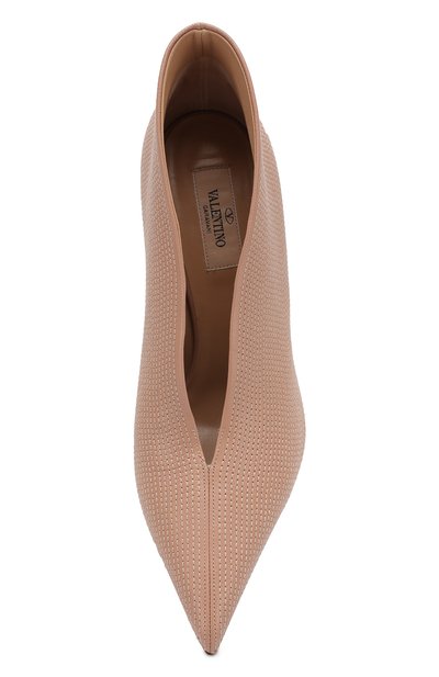 Кожаные ботильоны all stitched VALENTINO, арт. SW2S0L03/CYN, фото 5