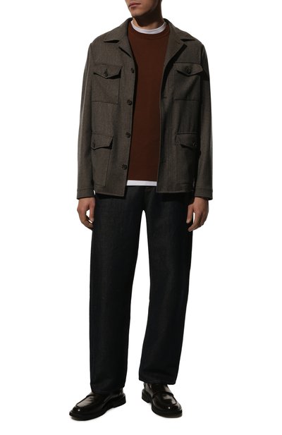 Шерстяная куртка CANALI серого цвета по цене 147500 руб., арт. 030347/SR01809, фото 2 Шерстяная куртка CANALI, арт. 030347/SR01809, фото 2