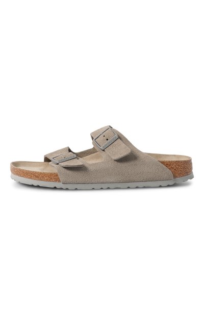 Замшевые шлепанцы arizona BIRKENSTOCK бежевого цвета по цене 17850 руб., арт. 1020557, фото 3 Замшевые шлепанцы arizona BIRKENSTOCK, арт. 1020557, фото 3