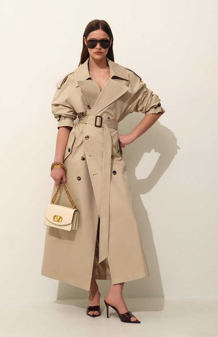 Женская сумка vain small VALENTINO кремового цвета, арт. 6W2B0R17/GCB | Фото 8 (Размер: small; Материал: Натуральная кожа; Автоматизация состава: Проставлено; Автоматизация ТО: Проставлено)
