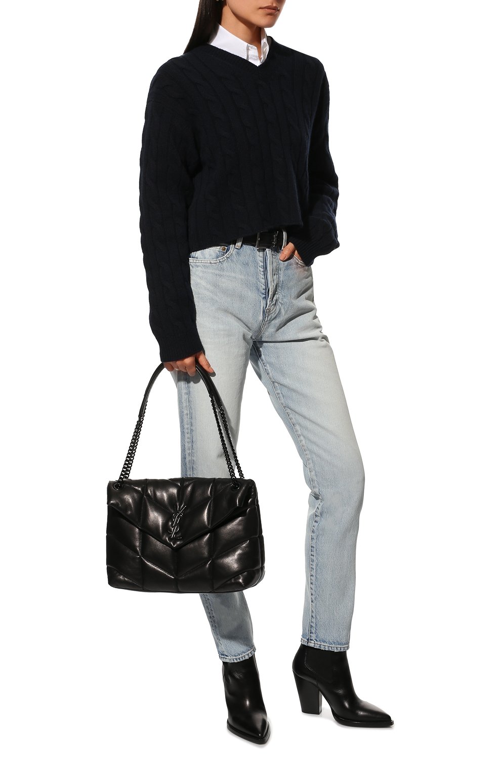 Сумка puffer loulou medium SAINT LAURENT, арт. 577475/1EL08, фото 3