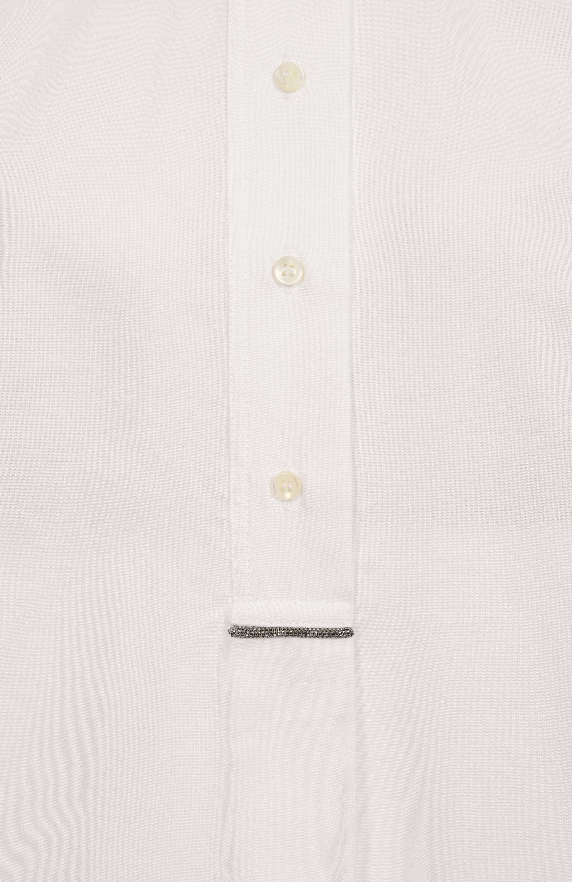 Хлопковая рубашка BRUNELLO CUCINELLI, арт. MA600RA905, фото 6