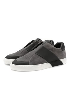 Мужские кожаные кеды bolt 2 HARRYS OF LONDON серого цвета, арт. B0LT 2 N0BLE SUEDE/TECH LEATHER | Фото 1 (Материал внутренний: Натуральная кожа; Подошва: Массивная; Материал утеплителя: Без утеплителя; Стили: Классический; Драгоценные камни: Проставлено; Материал сплава: Проставлено; Материал внешний: Натуральная кожа; Кросс-КТ: Низкие; Автоматизация Diginetica: Не назначено)