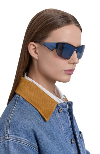 Солнцезащитные очки GIVENCHY синего цвета по цене 92200 руб., арт. GV40100U 28Z, фото 3 Солнцезащитные очки GIVENCHY, арт. GV40100U 28Z, фото 3