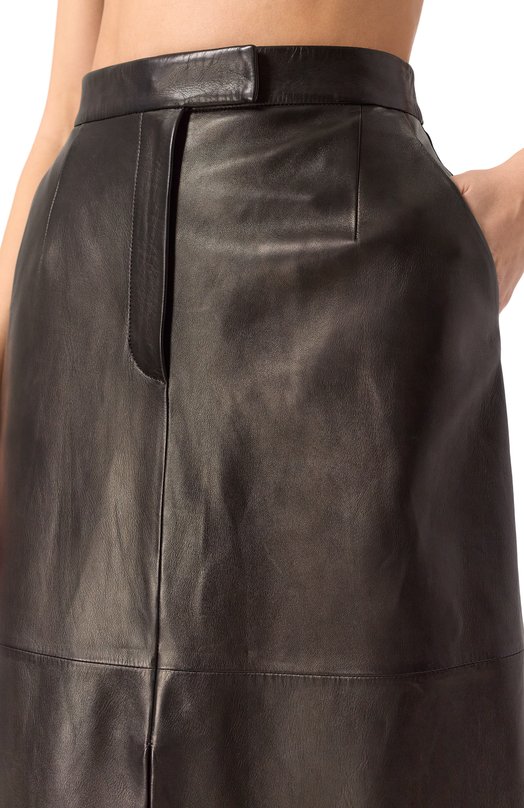 Кожаная юбка MVST ZBET-Y343-2/Z2759-2 Чёрный  ZBET-Y343-2/Z2759-2 Фото 5