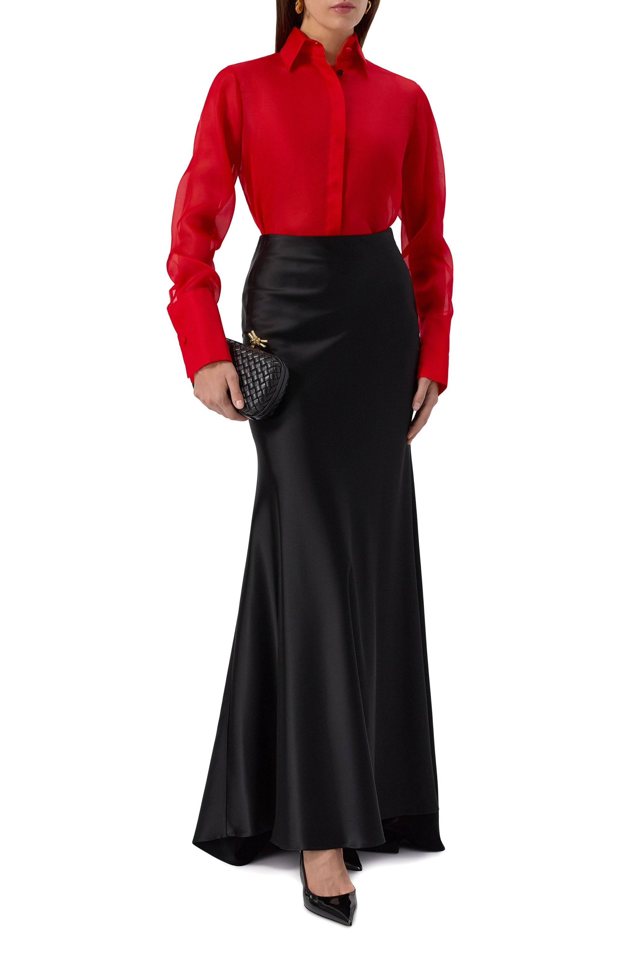 Шелковая рубашка KITON, арт. D59456K0592E01_1, фото 2