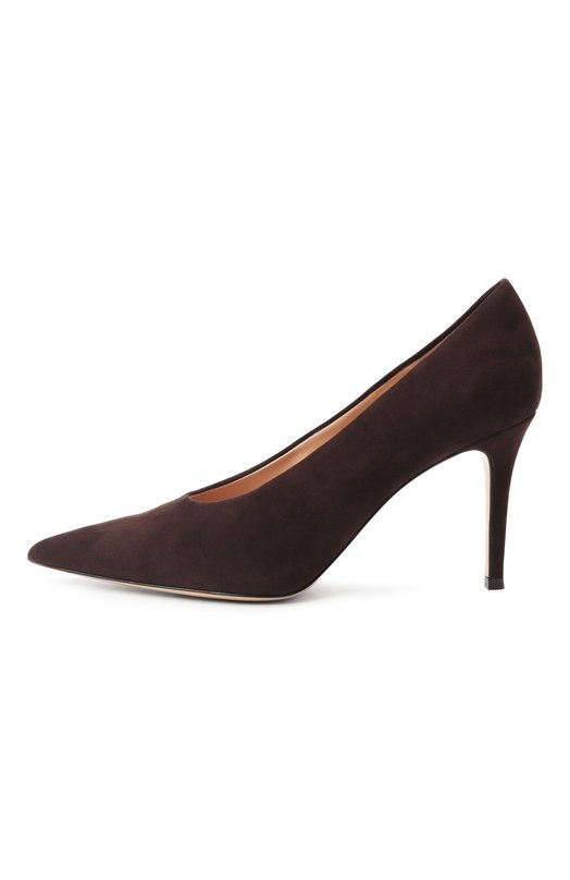 Замшевые туфли Gianvito 85 Gianvito Rossi G22277.85RIC.CAMM0KA Коричневый  G22277.85RIC.CAMM0KA Фото 4