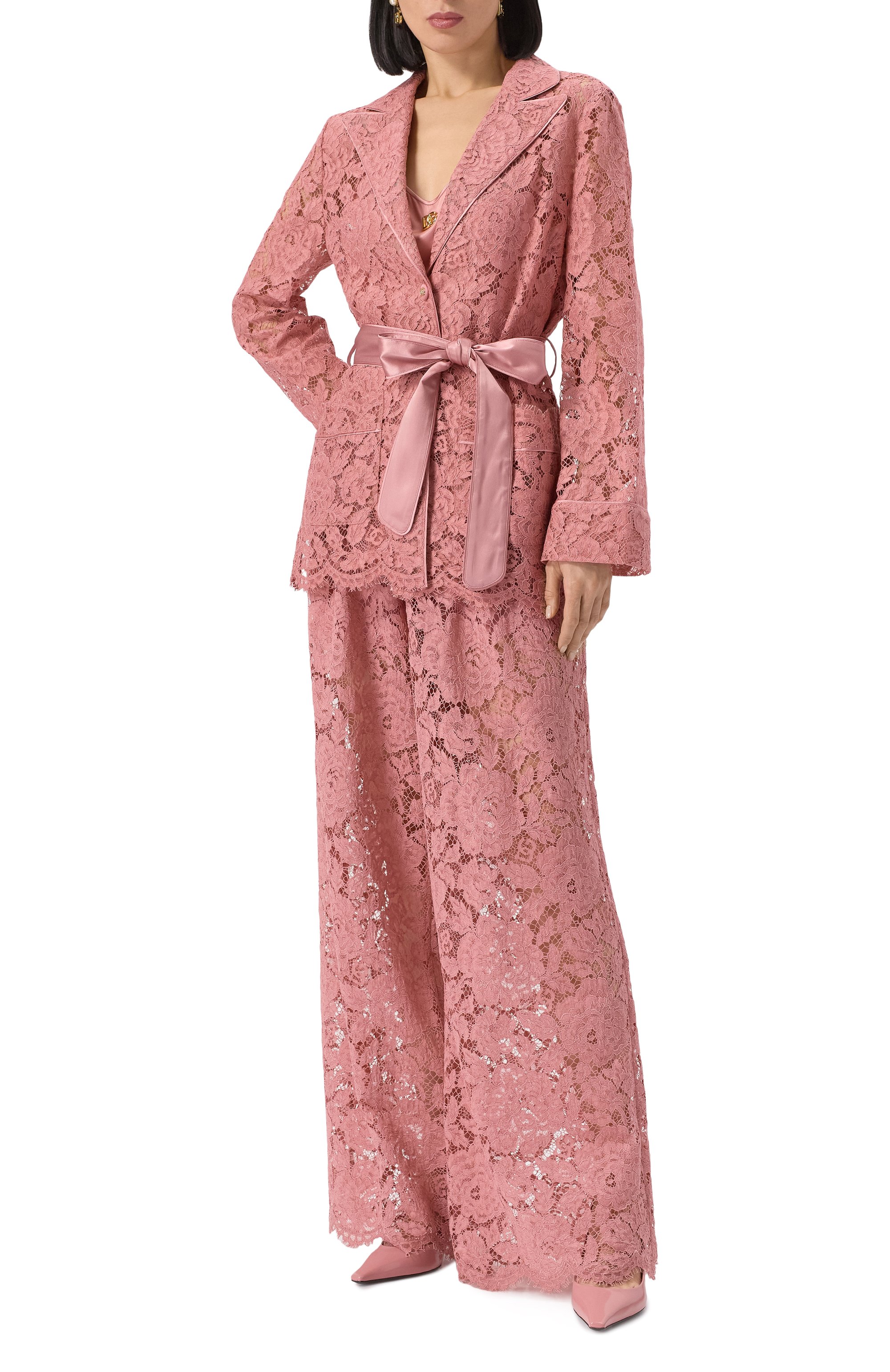 Брюки из вискозы и хлопка DOLCE & GABBANA, арт. FTC9UT/HLM7L, фото 2