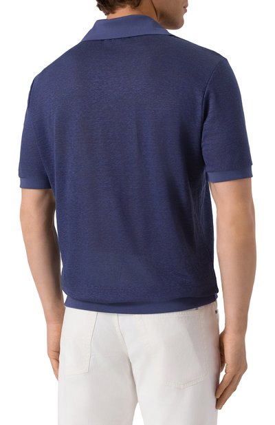 Льняное поло GIORGIO ARMANI, арт. GM001996/TE11335, фото 4