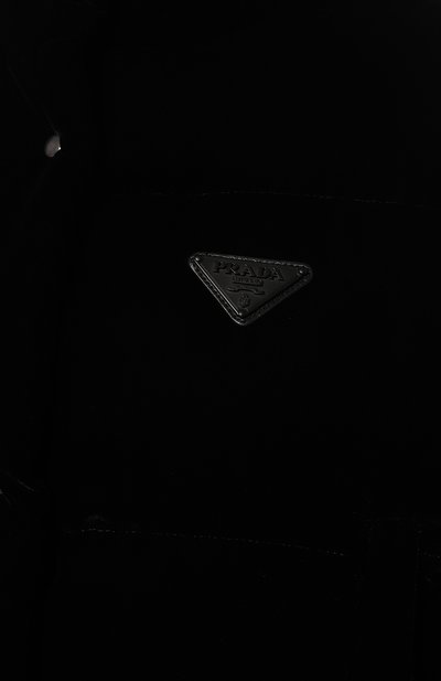 Бархатный пуховик PRADA, арт. 291805-1XJX-F0002-202, фото 5