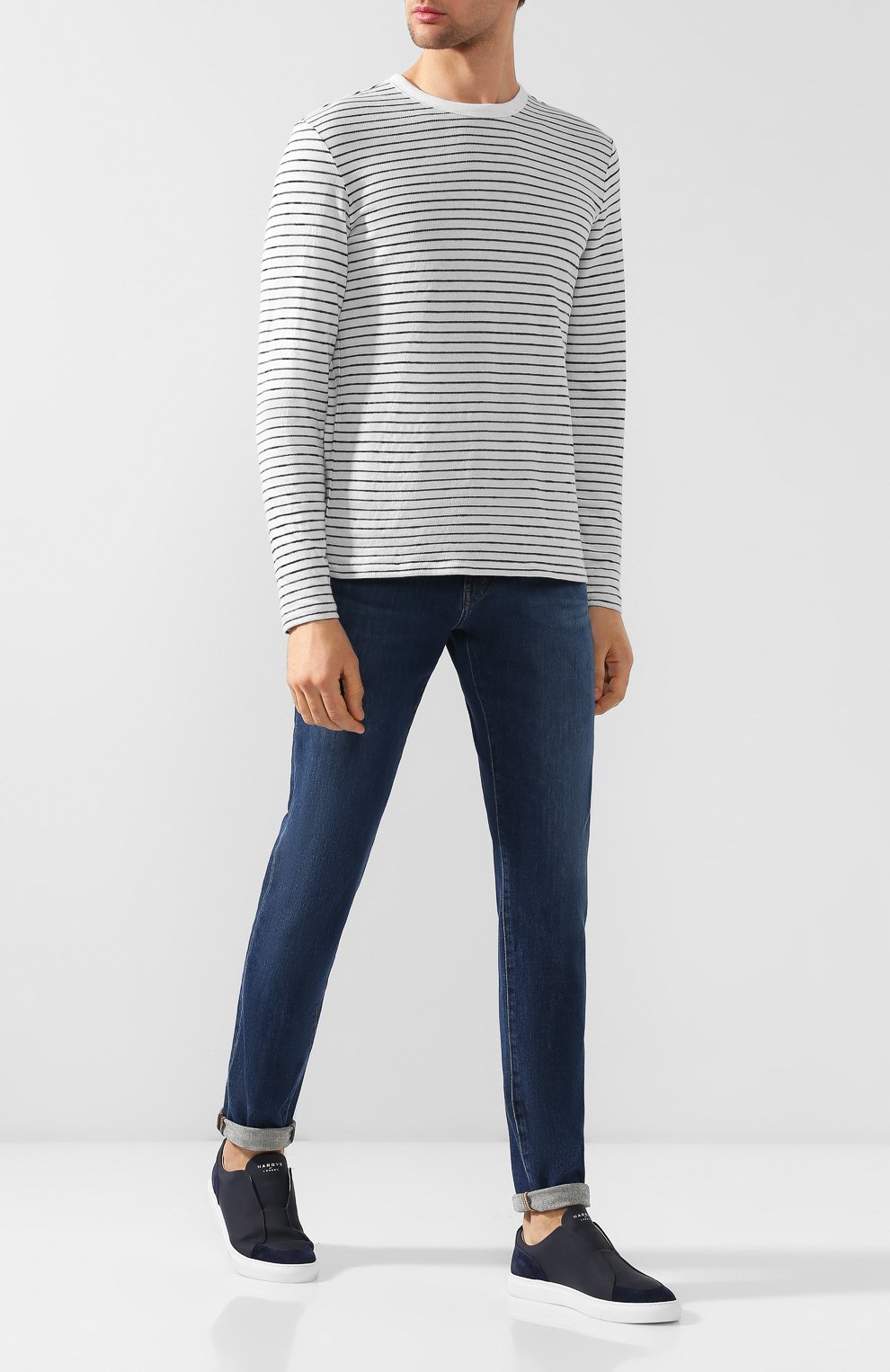 Кожаные кеды HARRYS OF LONDON, арт. JAUNTY TECH LEATHER/SUEDE, фото 2