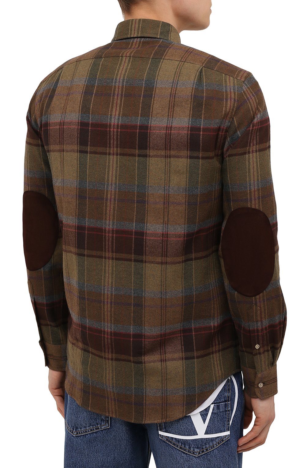 Хлопковая рубашка RALPH LAUREN хаки цвета по цене 68950 руб., арт. 790844851, фото 4 Хлопковая рубашка RALPH LAUREN, арт. 790844851, фото 4