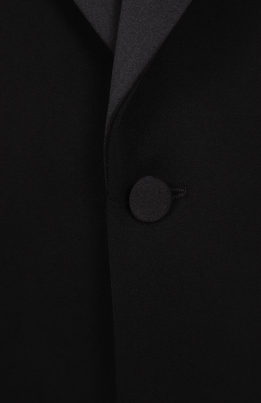 Шерстяной жакет Saint Laurent 818718/Y7E63 Чёрный  818718/Y7E63 Фото 6