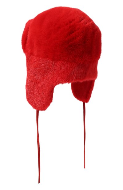 Шапка-ушанка френки из меха норки FURLAND красного цвета по цене 99000 руб., арт. 0217500110288600000, фото 2 Шапка-ушанка френки из меха норки FURLAND, арт. 0217500110288600000, фото 2