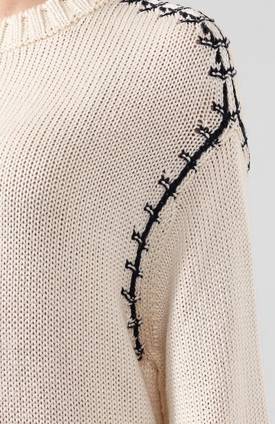 Пуловер из хлопка и шелка LORO PIANA, арт. FAL0231, фото 5