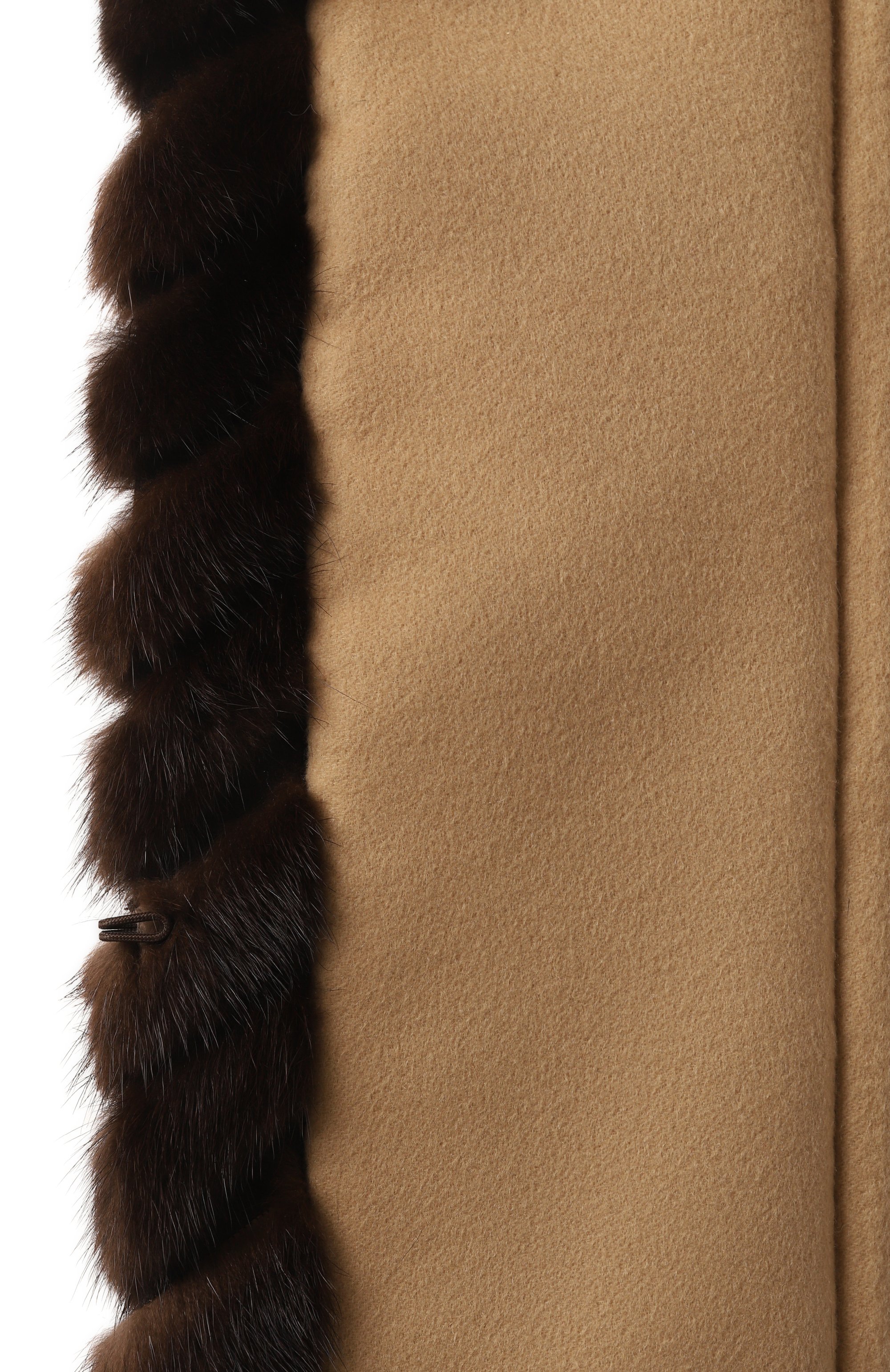Кашемировое пальто с отделкой из меха норки SABLEFUR, арт. 72213-SB-13, фото 7