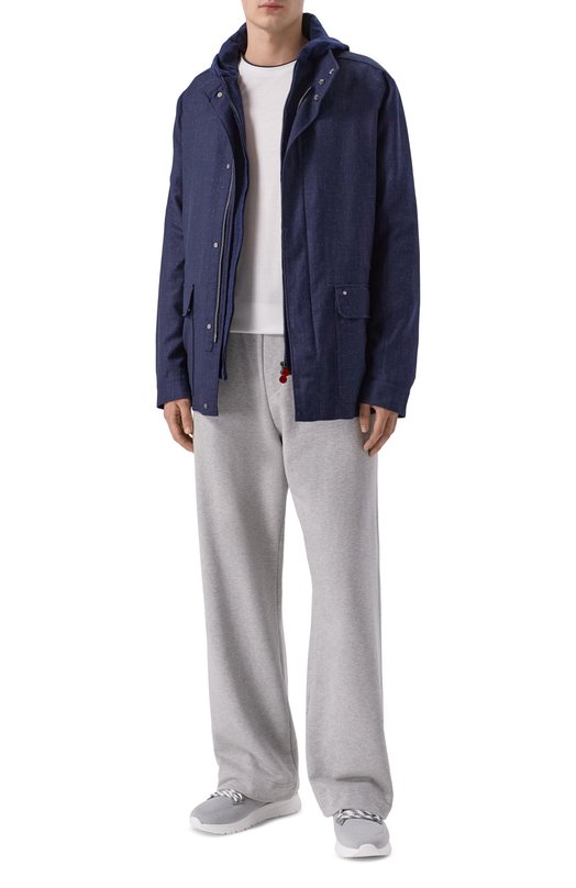 Текстильные кроссовки Corneliani 27TM55/2720923 Серый  27TM55/2720923 Фото 2