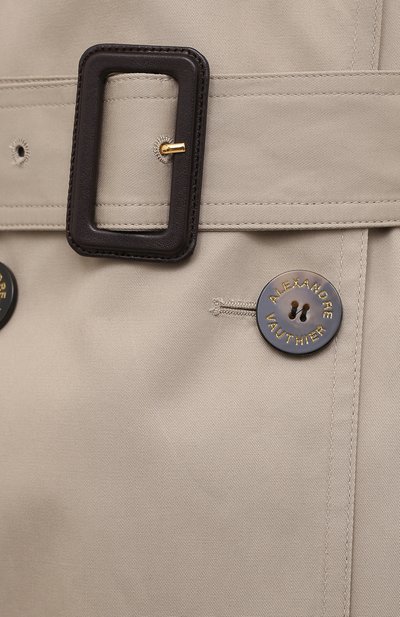 Хлопковый тренч ALEXANDRE VAUTHIER, арт. 211C0A1400 1412-211, фото 5