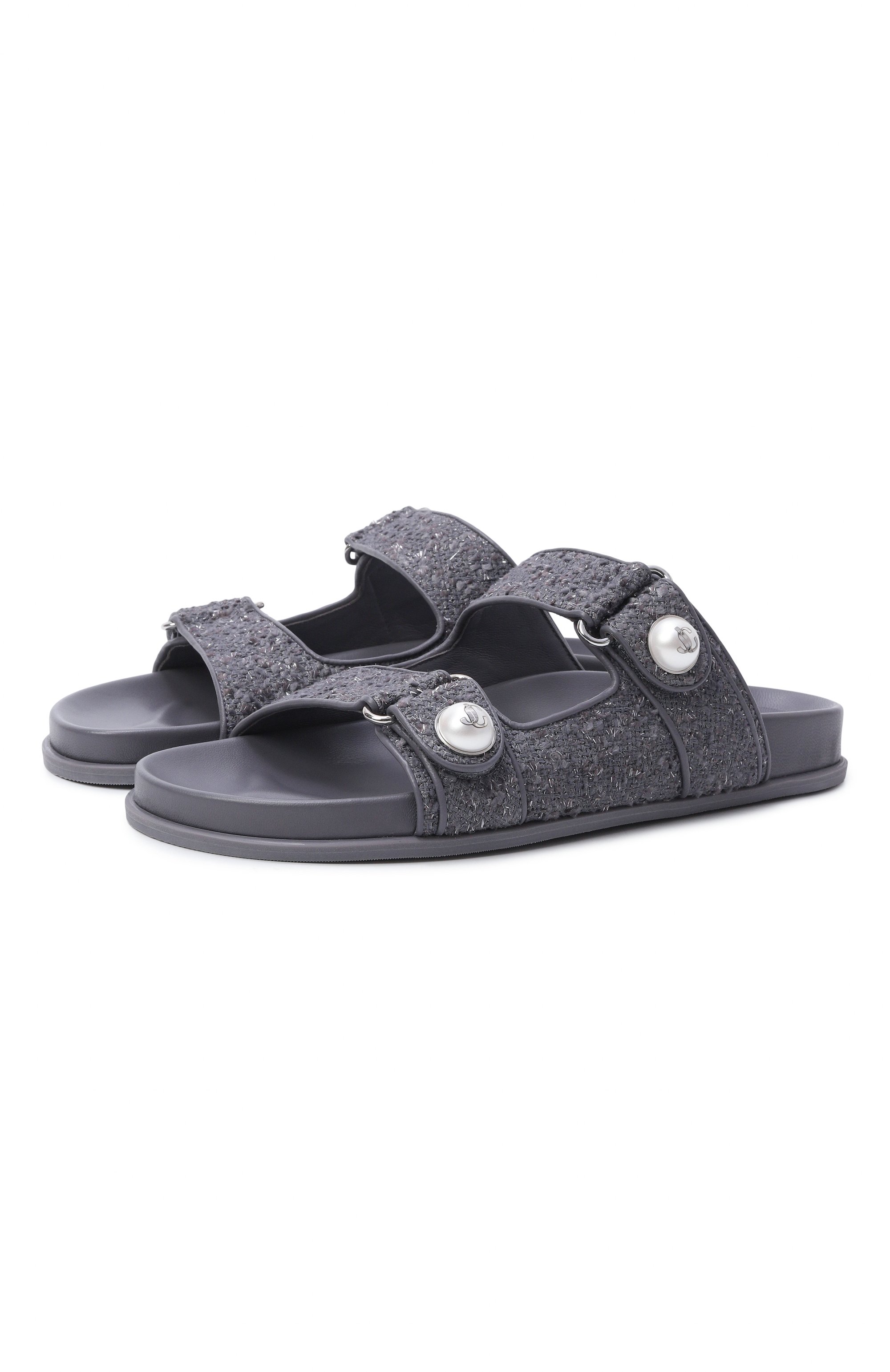 Текстильные шлепанцы fayence JIMMY CHOO, арт. FAYENCESANDALTWW, фото 1