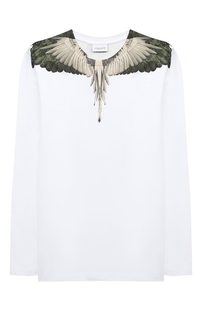 Хлопковый лонгслив MARCELO BURLON KIDS OF MILAN, арт. 20I/B/MB/1144/0010/8-14Y, фото 1