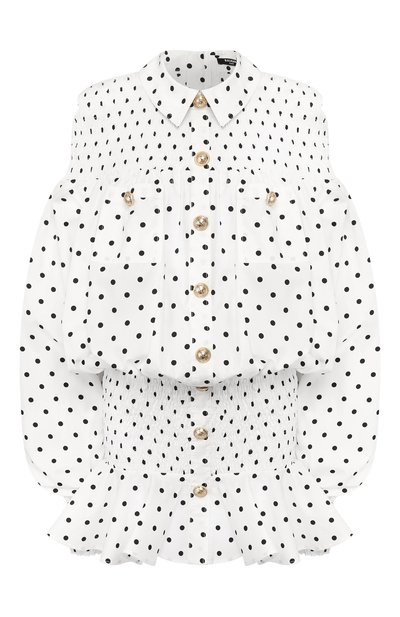 Женское хлопковое платье BALMAIN, арт. TF16229/I379