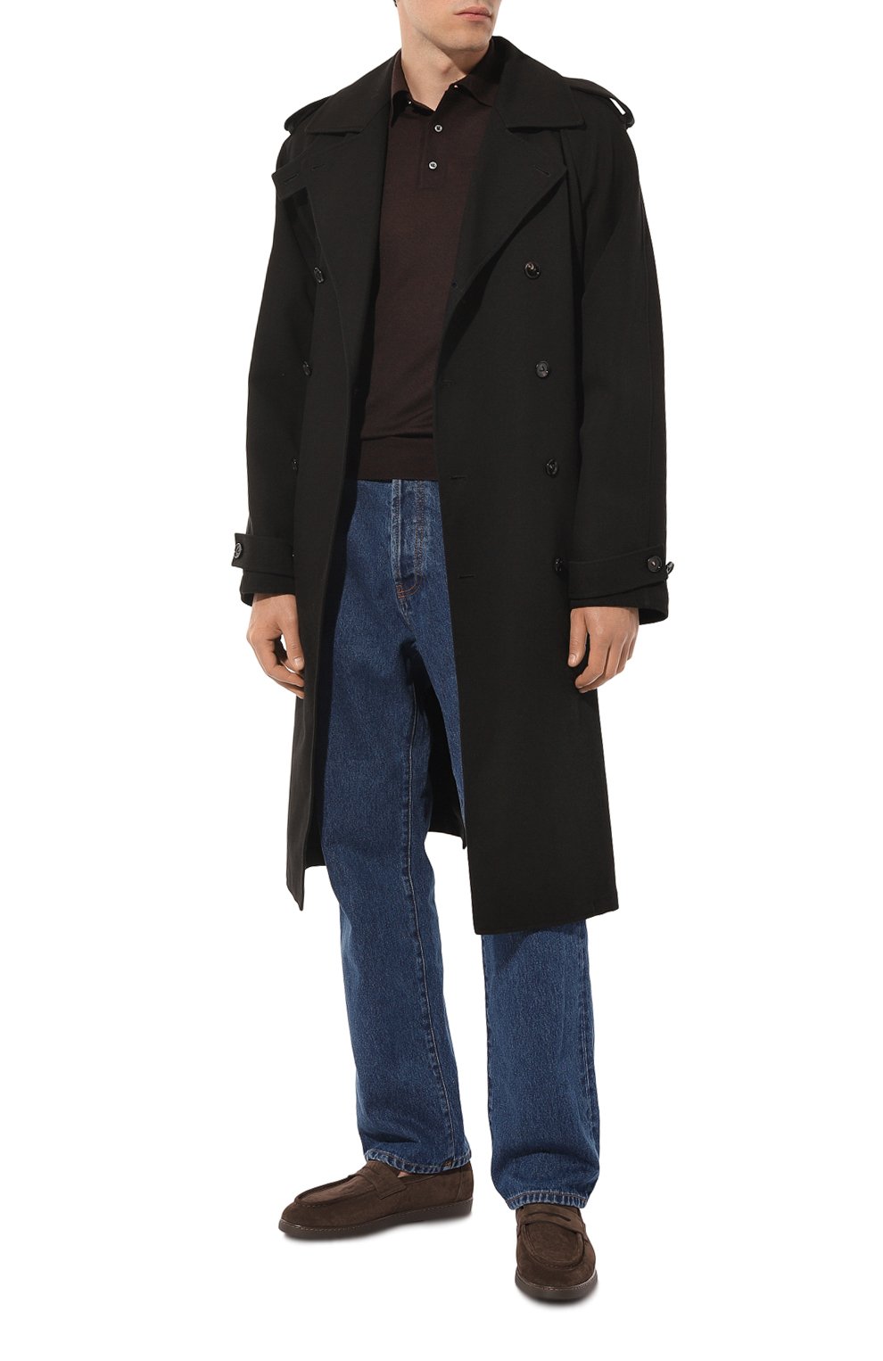 Замшевые пенни-лоферы DOUCAL'S, арт. DU3168ED0-UF0090, фото 2